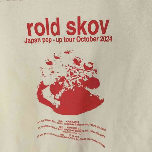 ROLD SKOV  JAPAN POP-UP TOUR 2024 LONG SLEEVE ロングスリーブTシャツ メンズ import:S